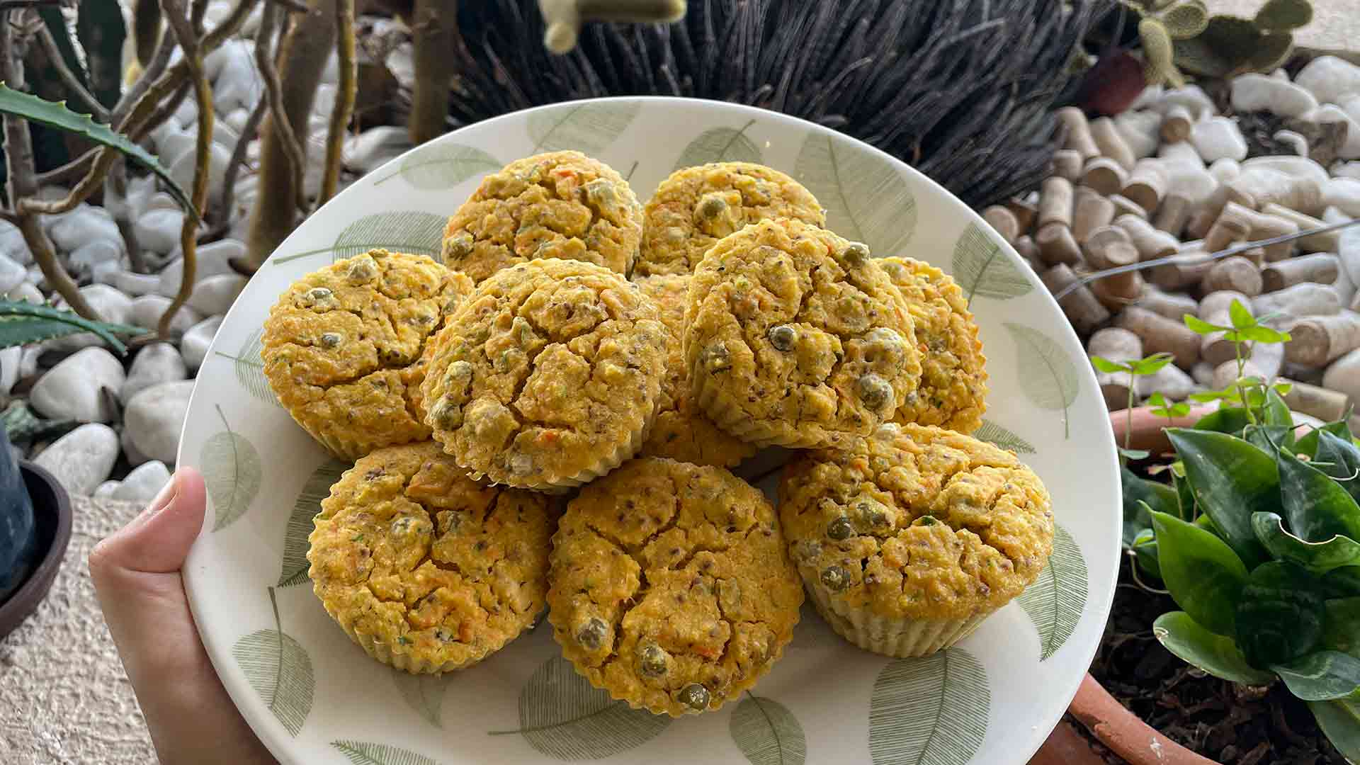 Muffin de grão de bico 