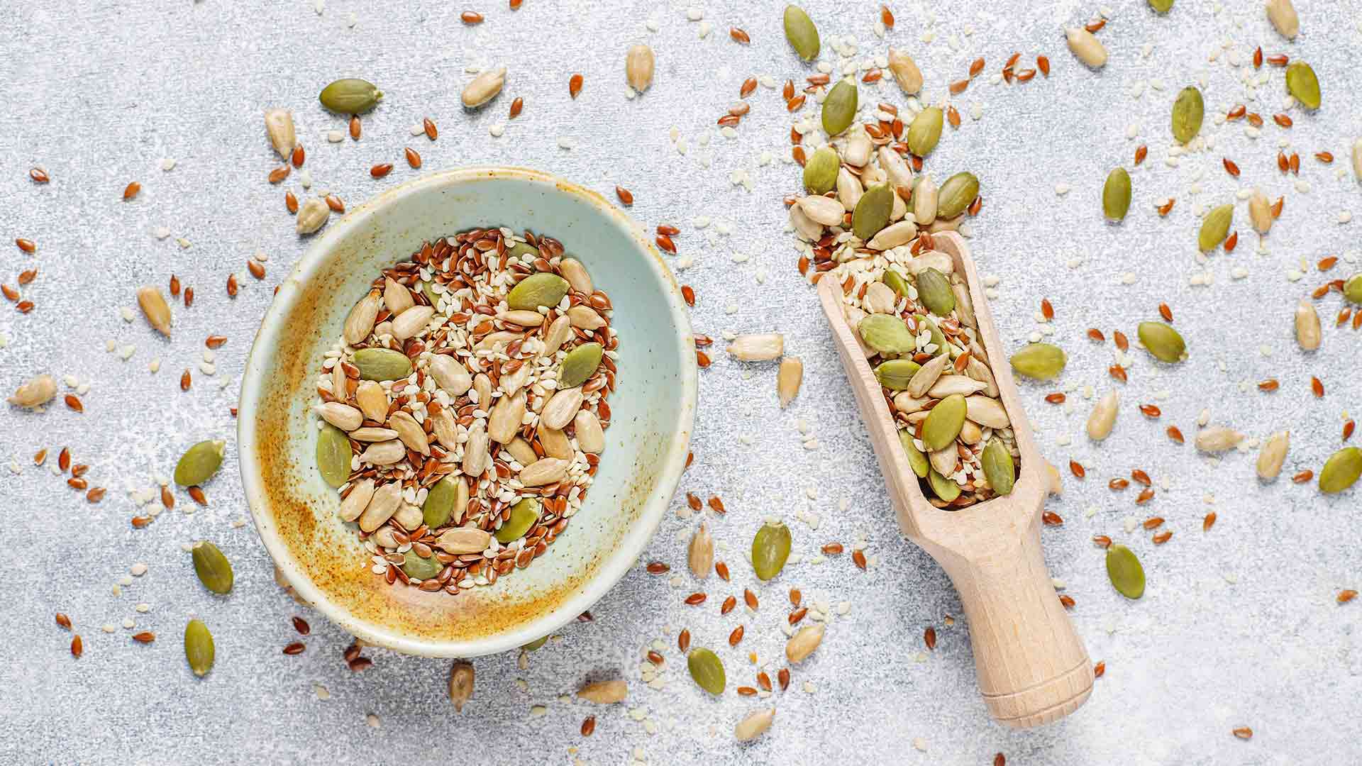 Nutrição poderosa em cada grão: sementes pequenas que são gigantes para sua saúde e bem-estar.