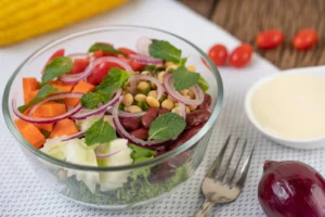 Como Fazer Salada com Grão de Bico